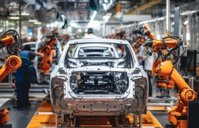 a smart manufacturing workshop for vehicle production